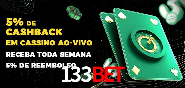Promoções do cassino ao Vivo 133bet